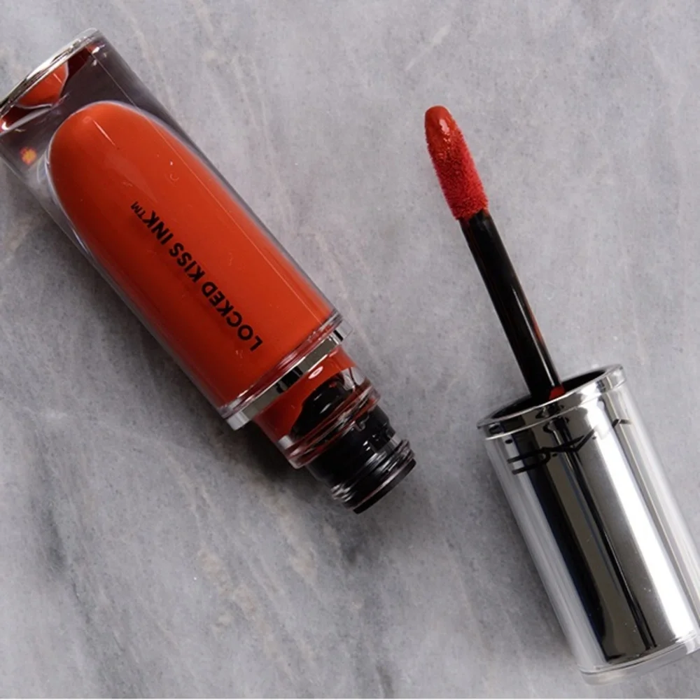 BNIB MAC Cosmetics Locked Kiss Ink Liquid Lipstick — Brazen - Picture 2 of 4
